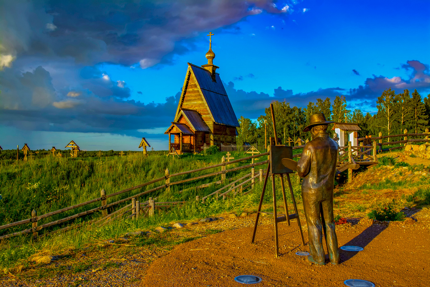 вечер на горе Левитана