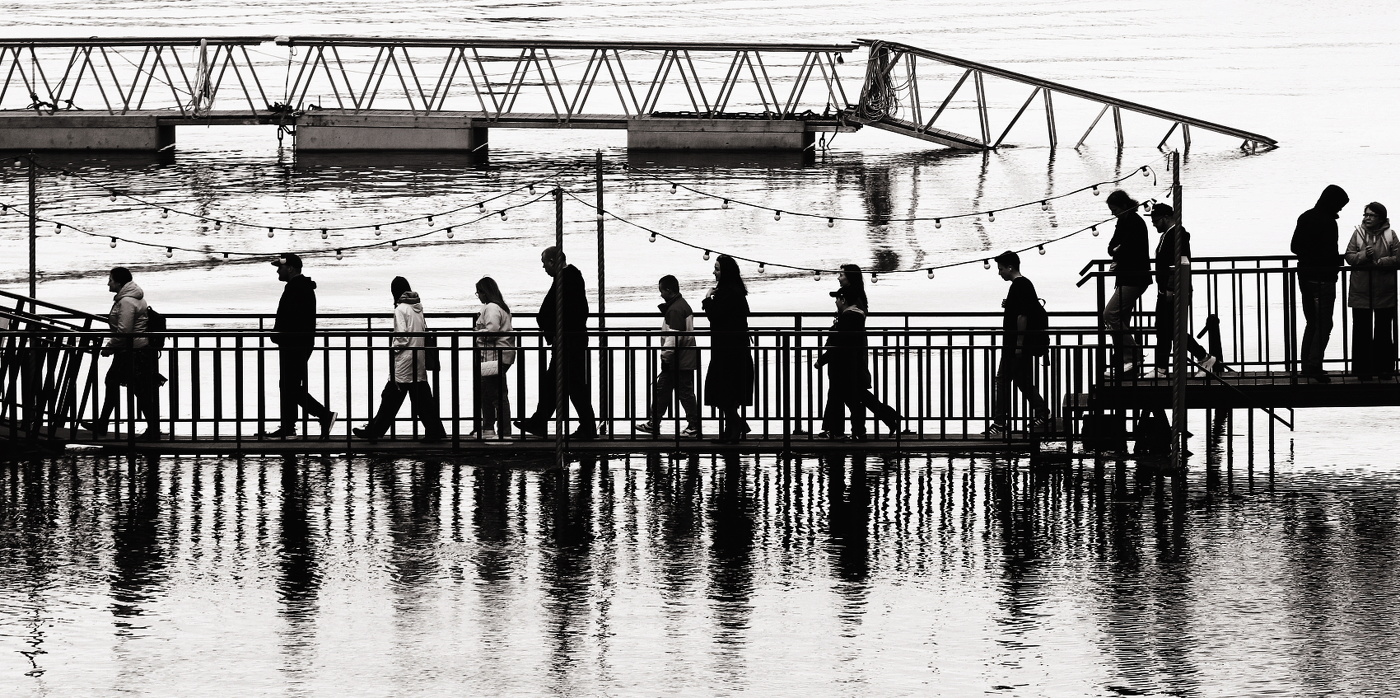 В половодье на Волхове.