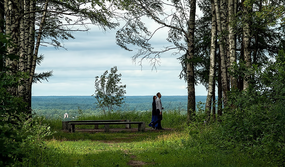 Вечерний променад.