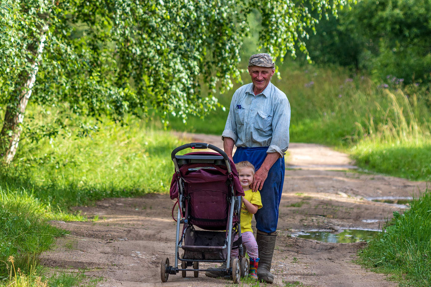 Встреча со старым знакомым в деревне Подъелье.