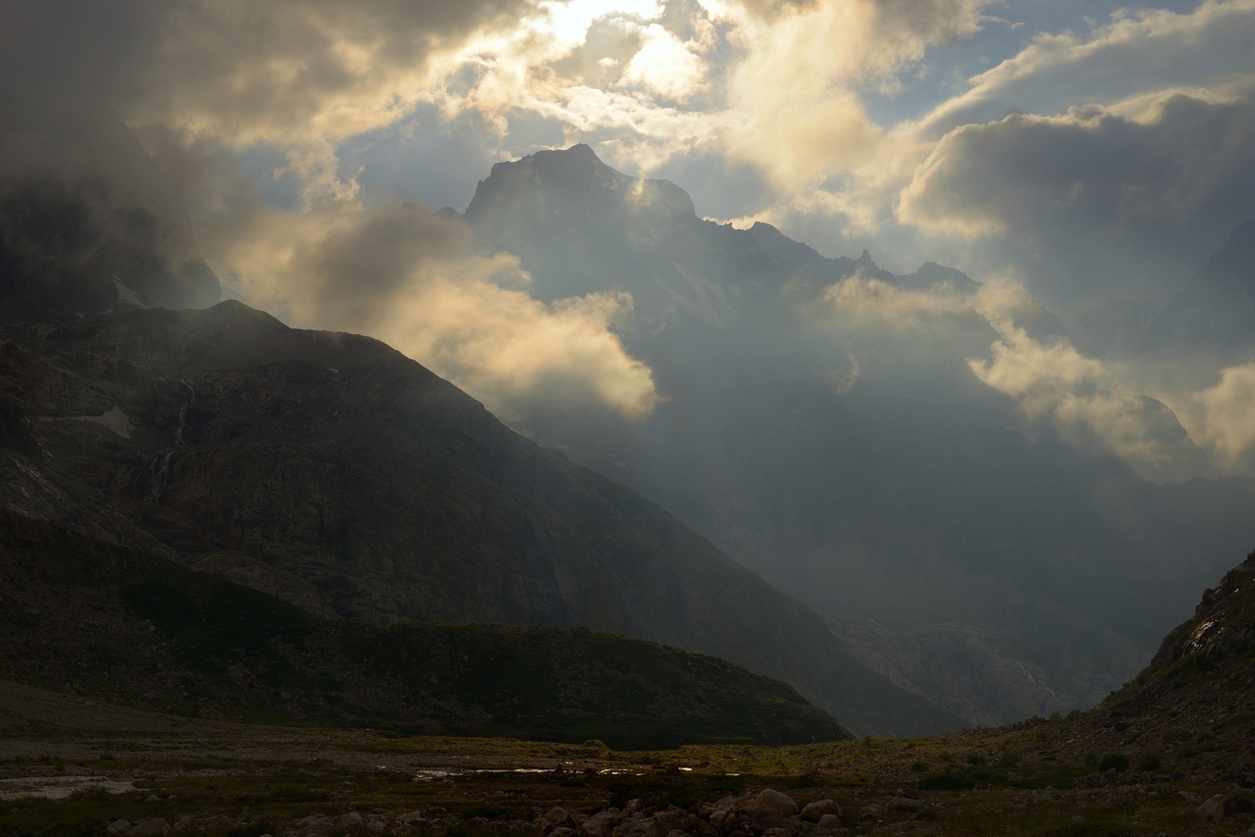 Вечер в горах