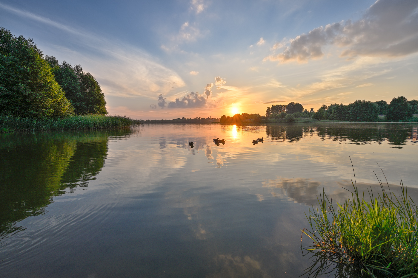 летний закат