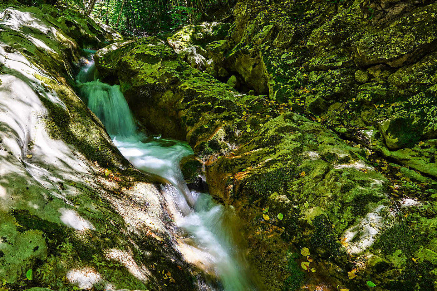 В Большом Каньоне Крыма