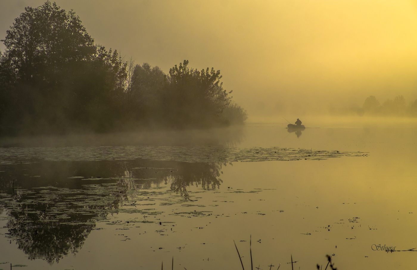 Осенний туман.