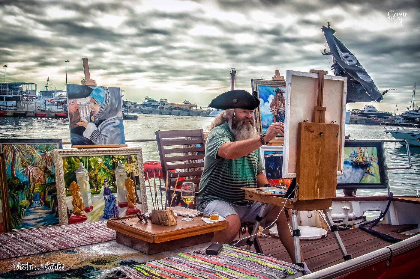 Художник-пират .