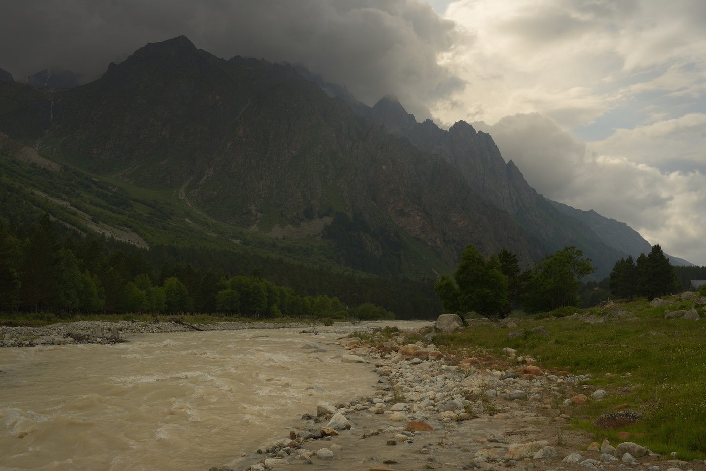 Вечер в горах