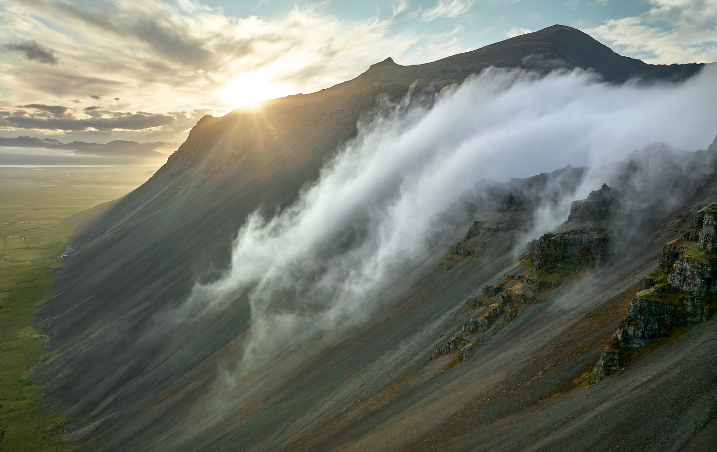 Странные пейзажи Исландии...