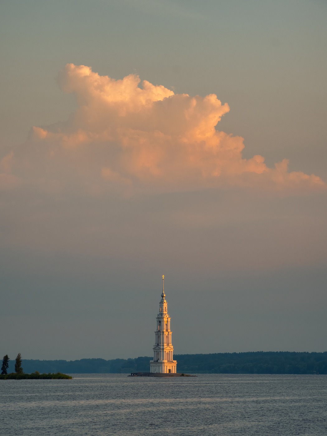 Калязинский пейзаж. Утро на Волге.