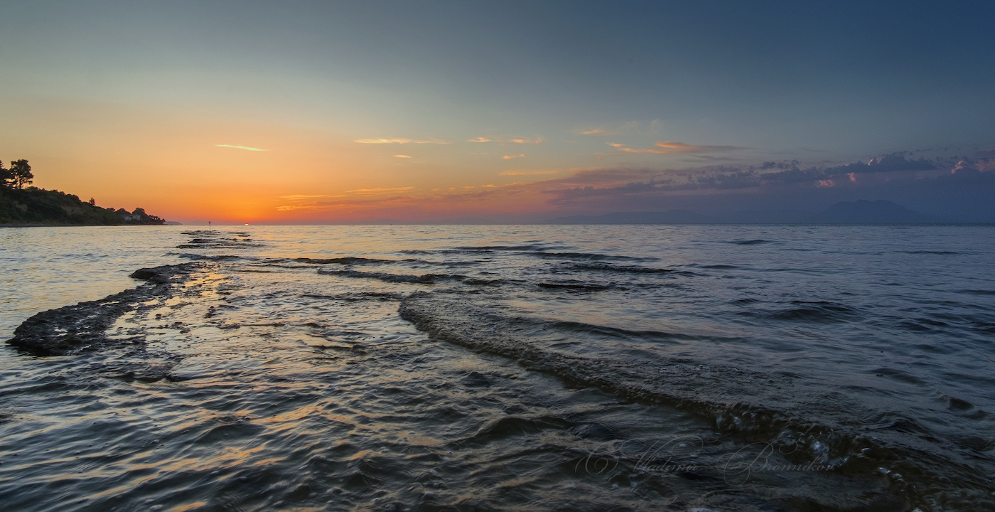 Уходило солнце за горизонт