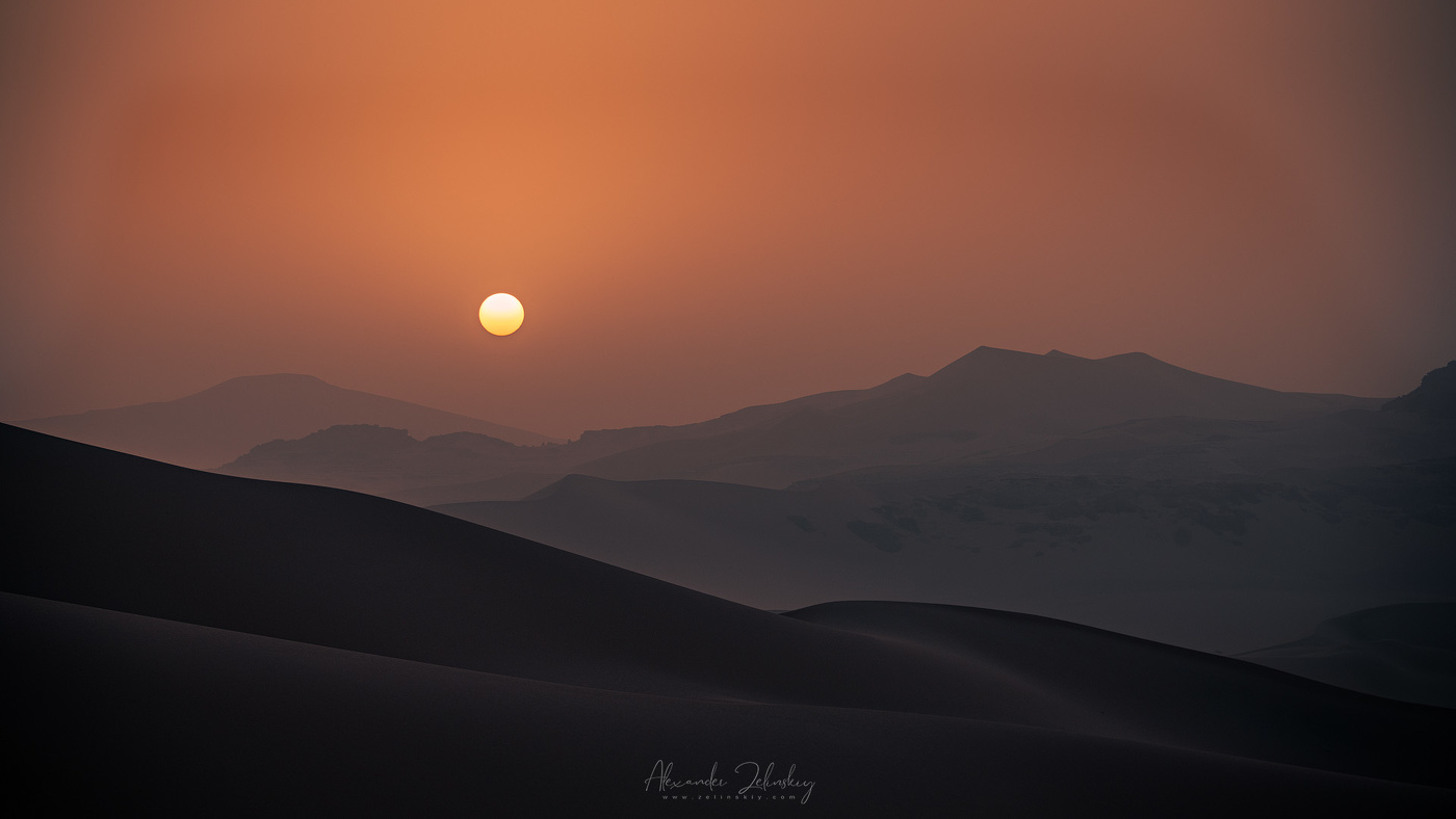 Рассвет в дюнах