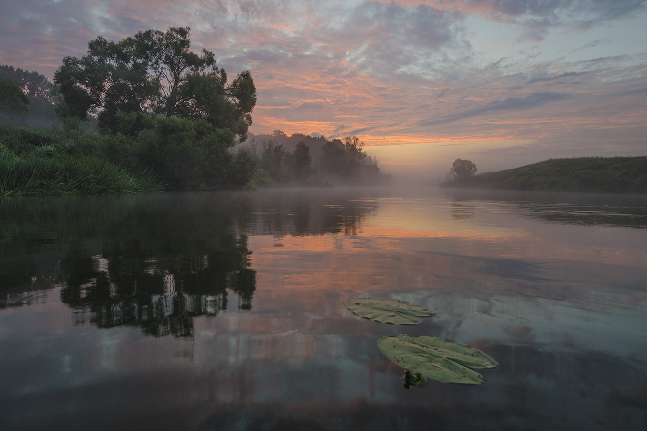 Якшино. Заводь нижнего переката