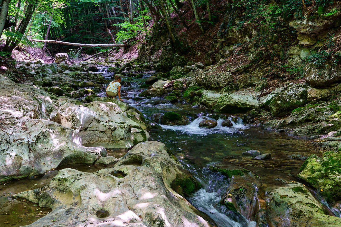 В Большом Каньоне Крыма