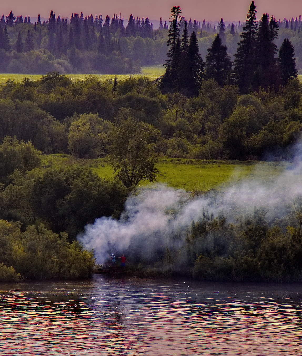 **Вечер у реки.*