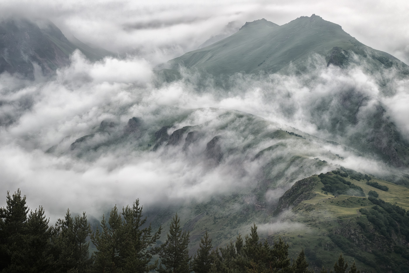 Clouds Over The Mountains