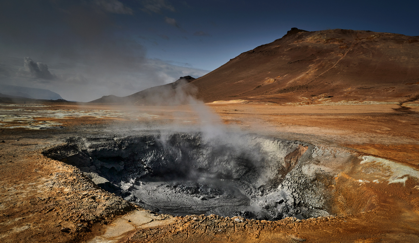 Странные пейзажи Исландии...