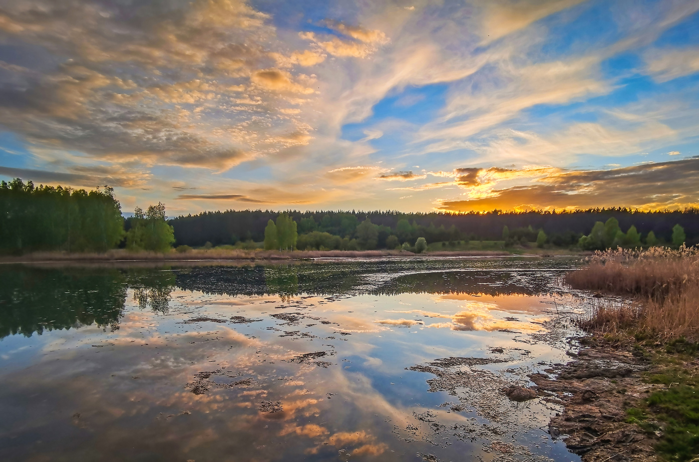 Весенний вечер.