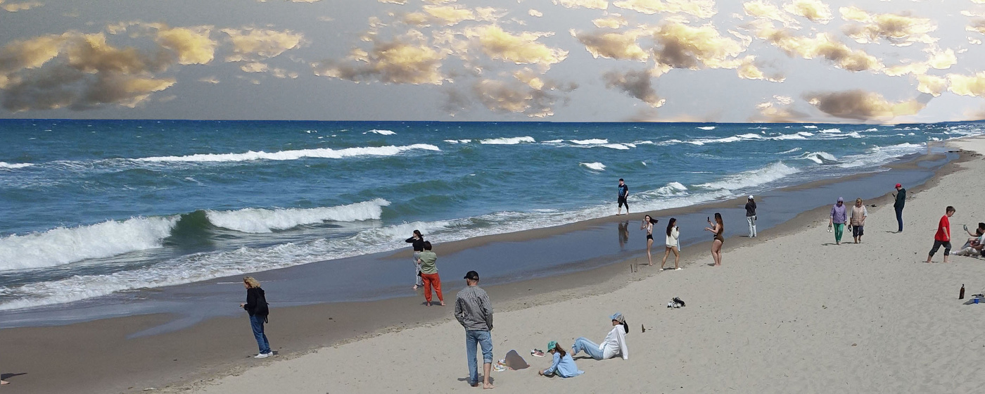 Прохладная ширь Балтики