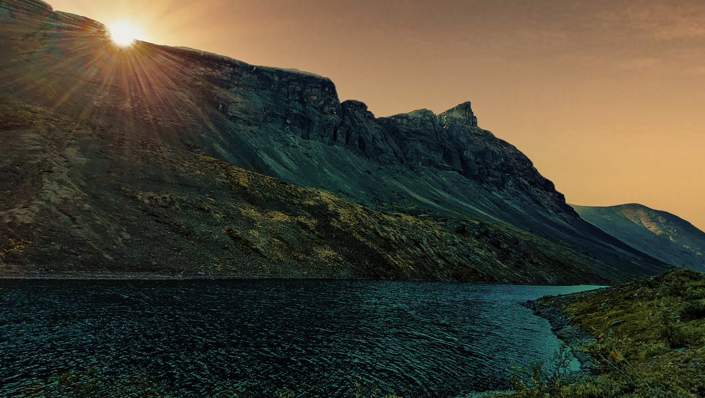 Закат в Хибинах.