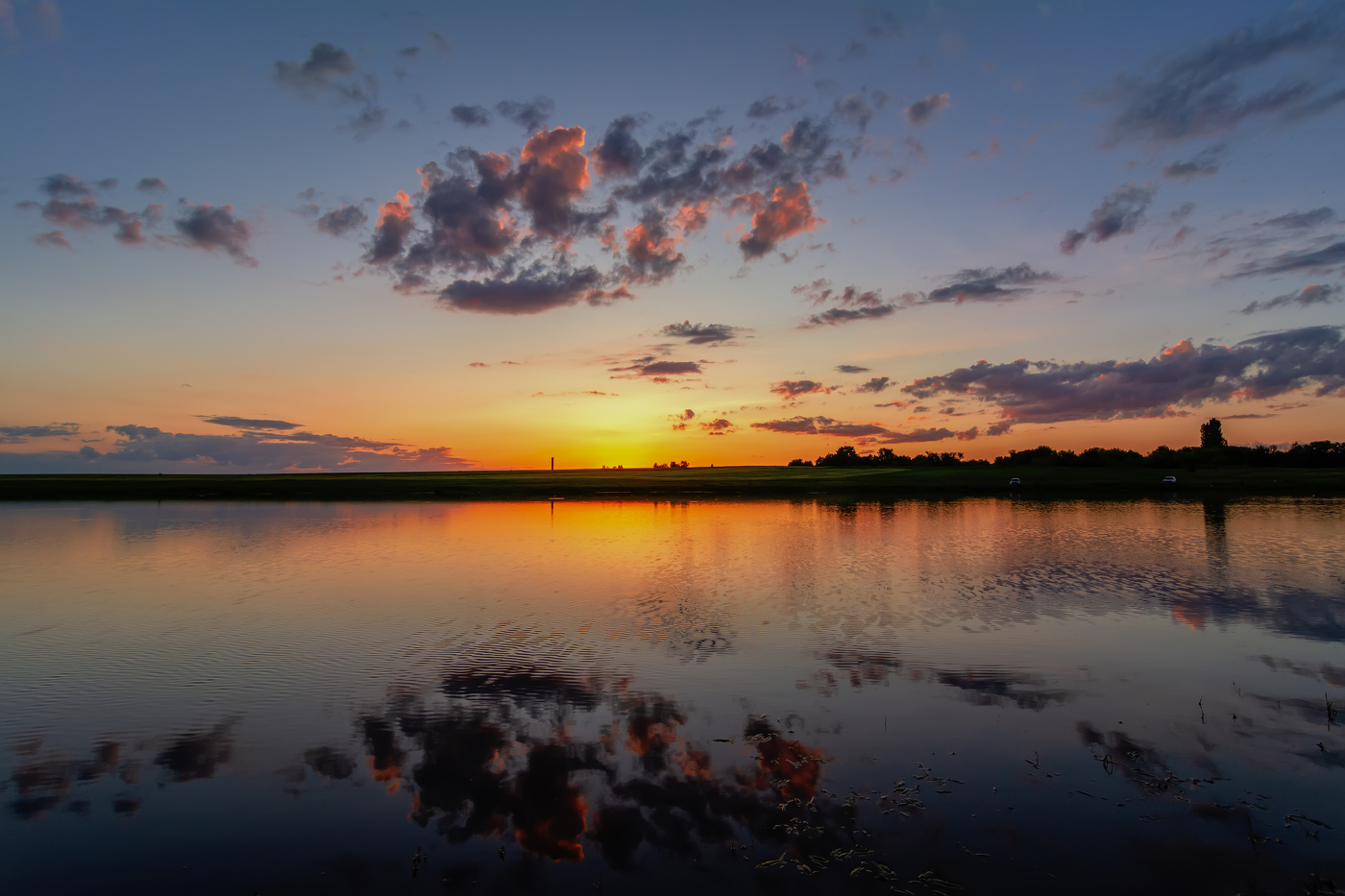 нежный закат