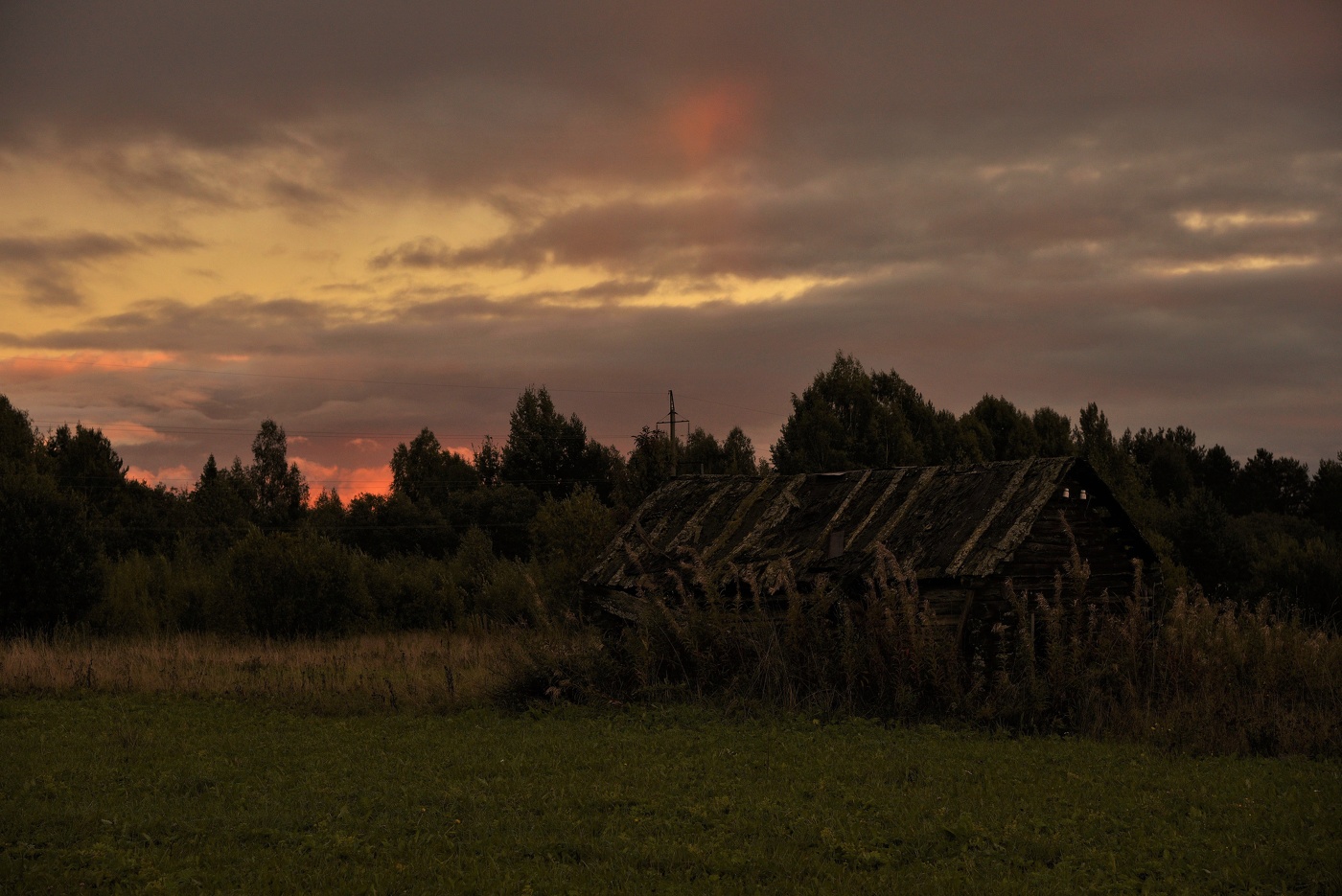Поздний вечер ...