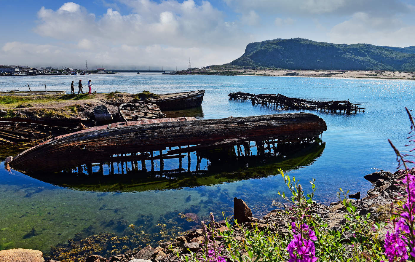 Кладбище рыбацких кораблей.