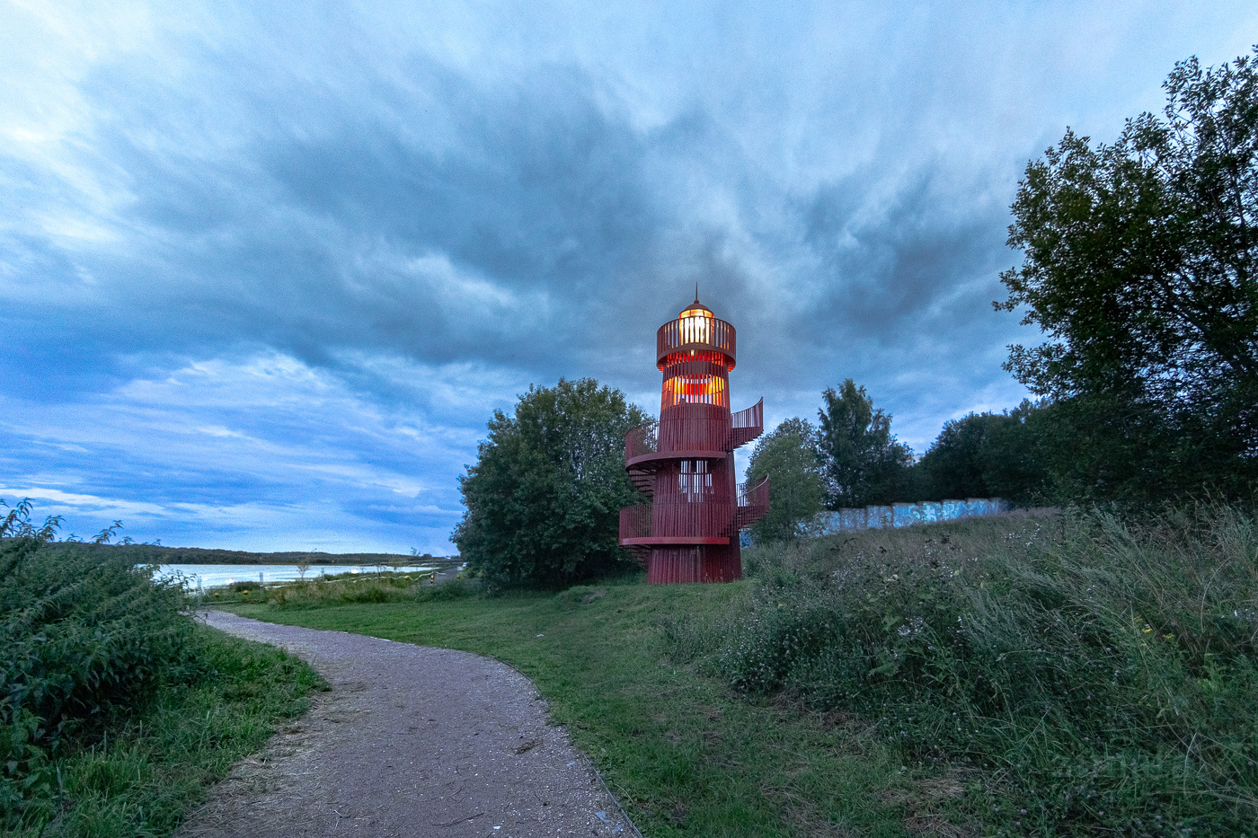 Маяк на озере Сенеж