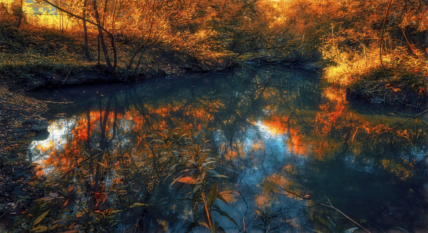 Сетунь осенью.