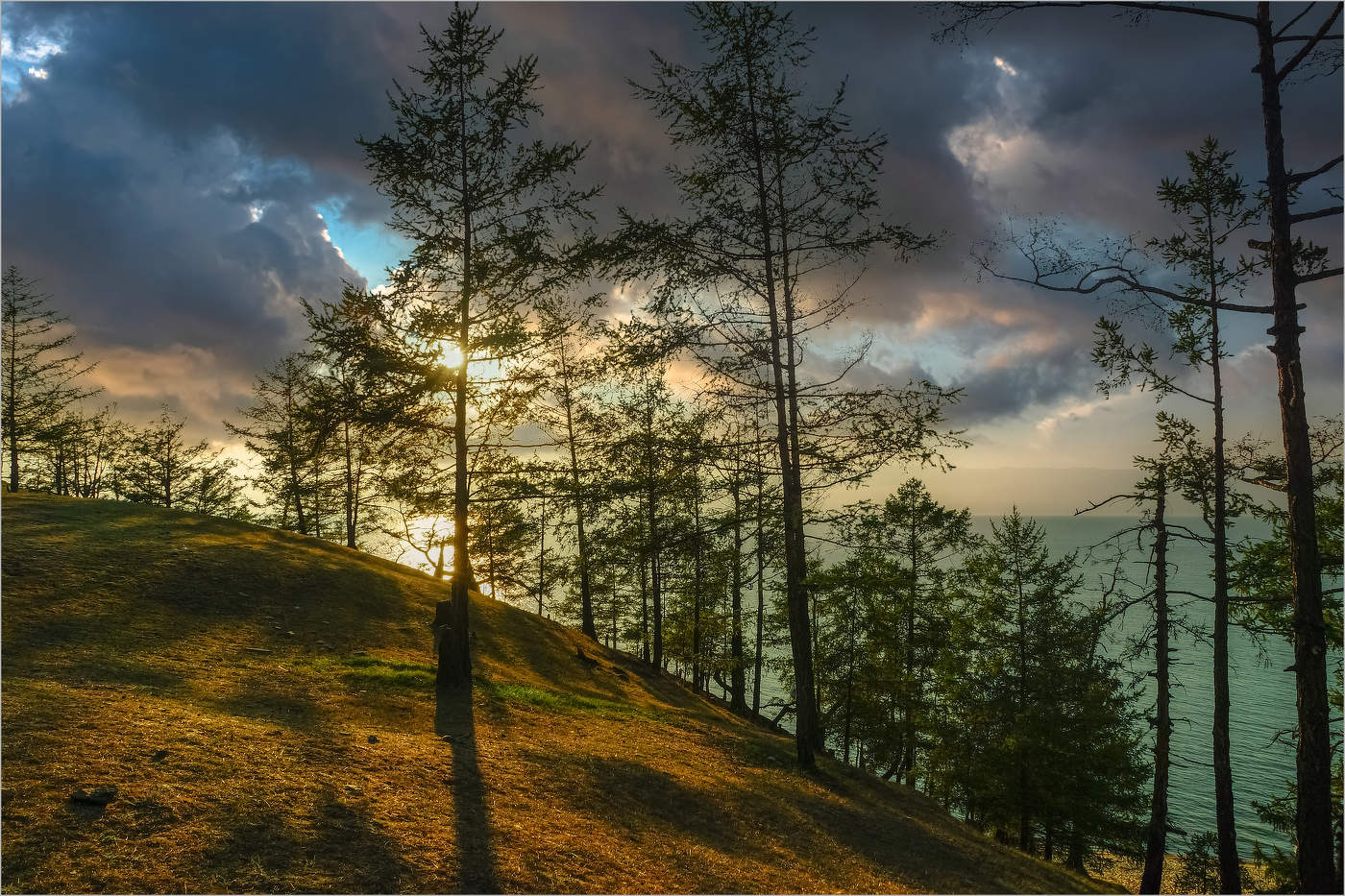 Закат на о. Ольхон