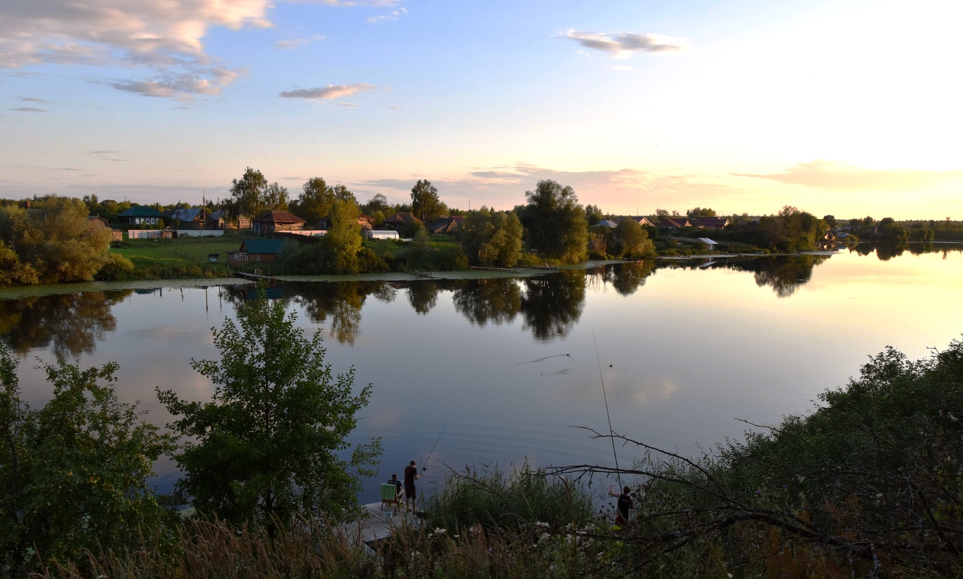 На вечерней зорьке