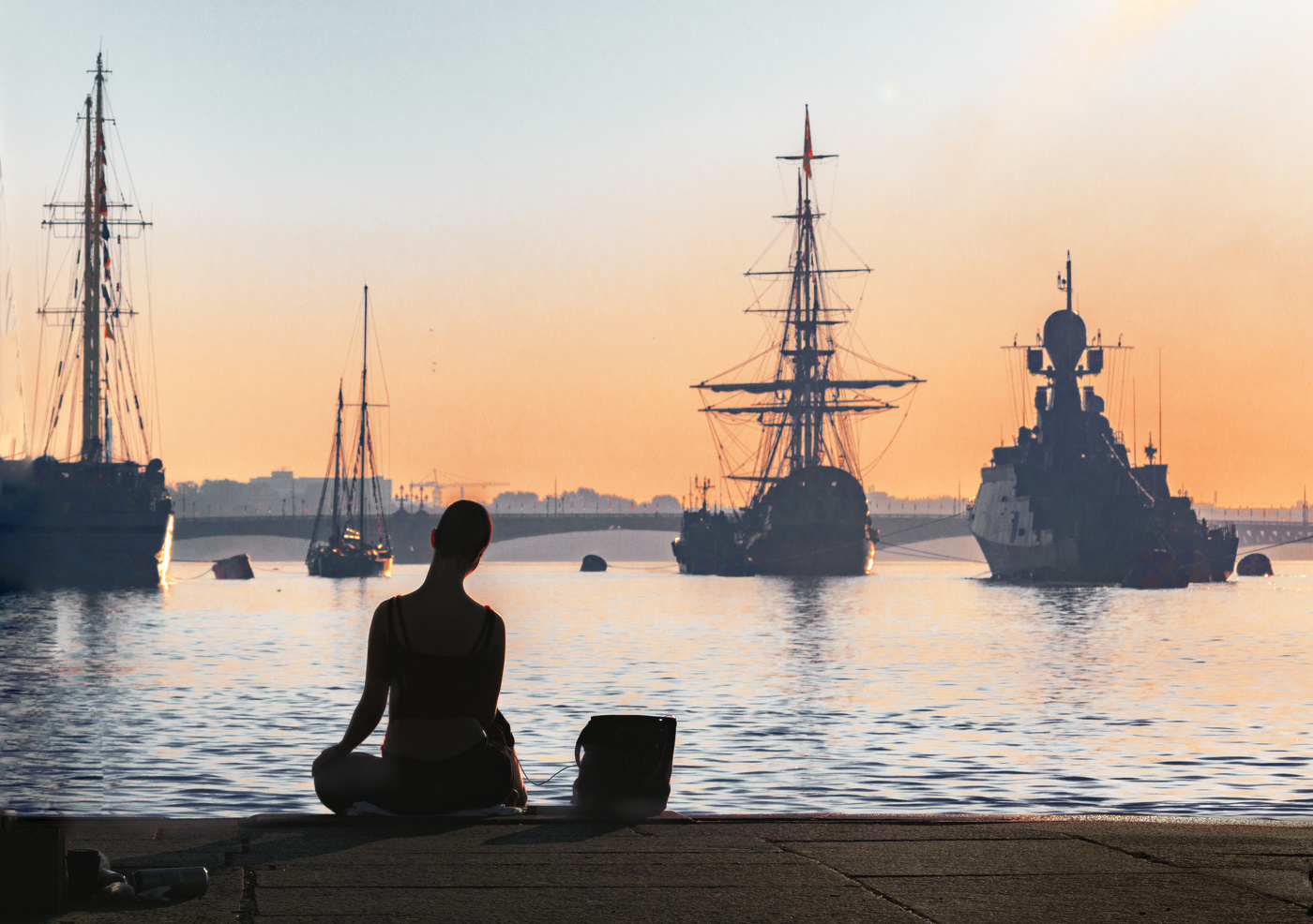 Утро на набережной