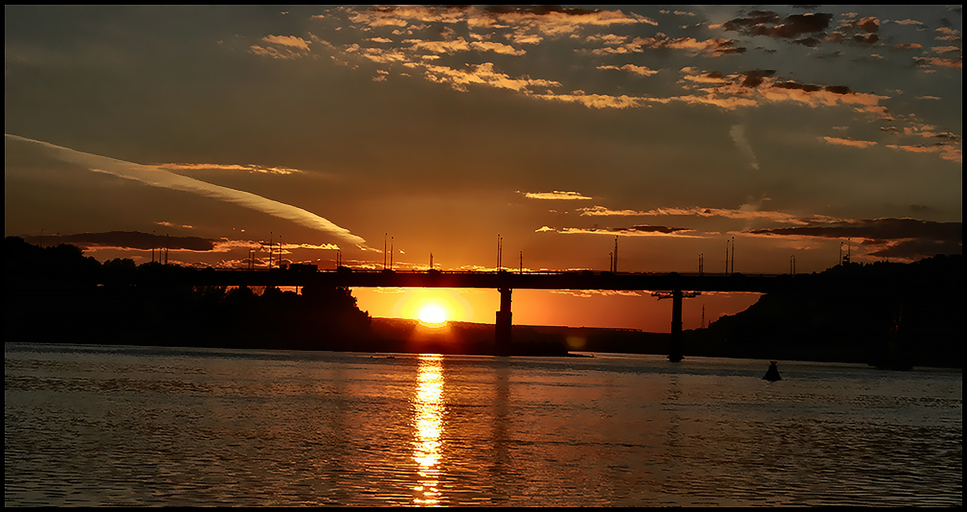 Запкат над Белой