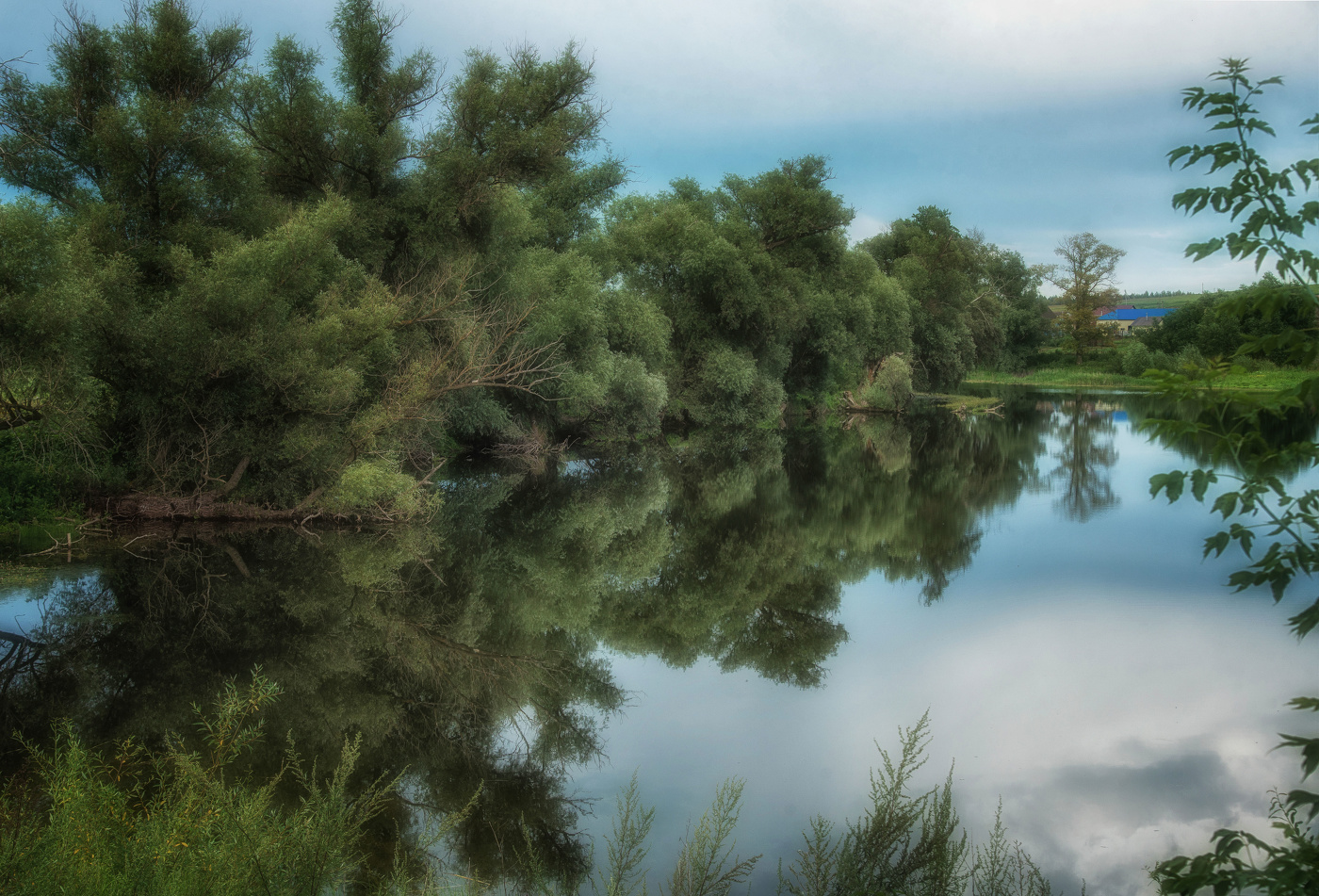 Пруд в селе Ильчимбетово