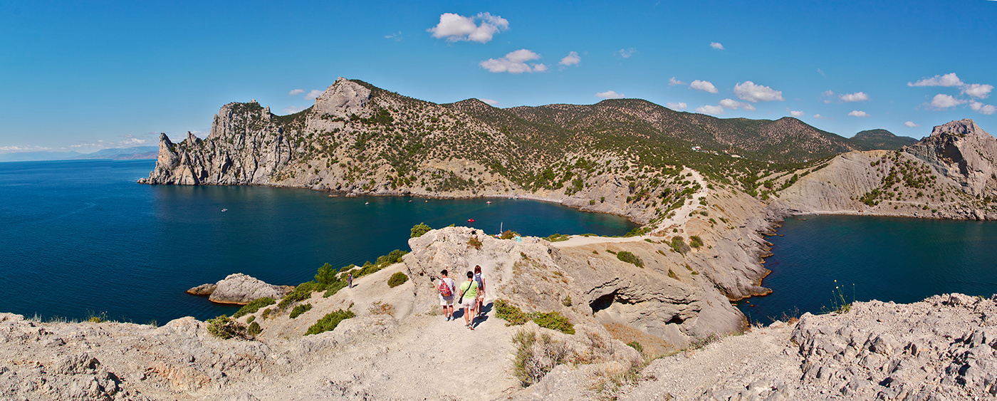 Панорама Крым мыс Капчик