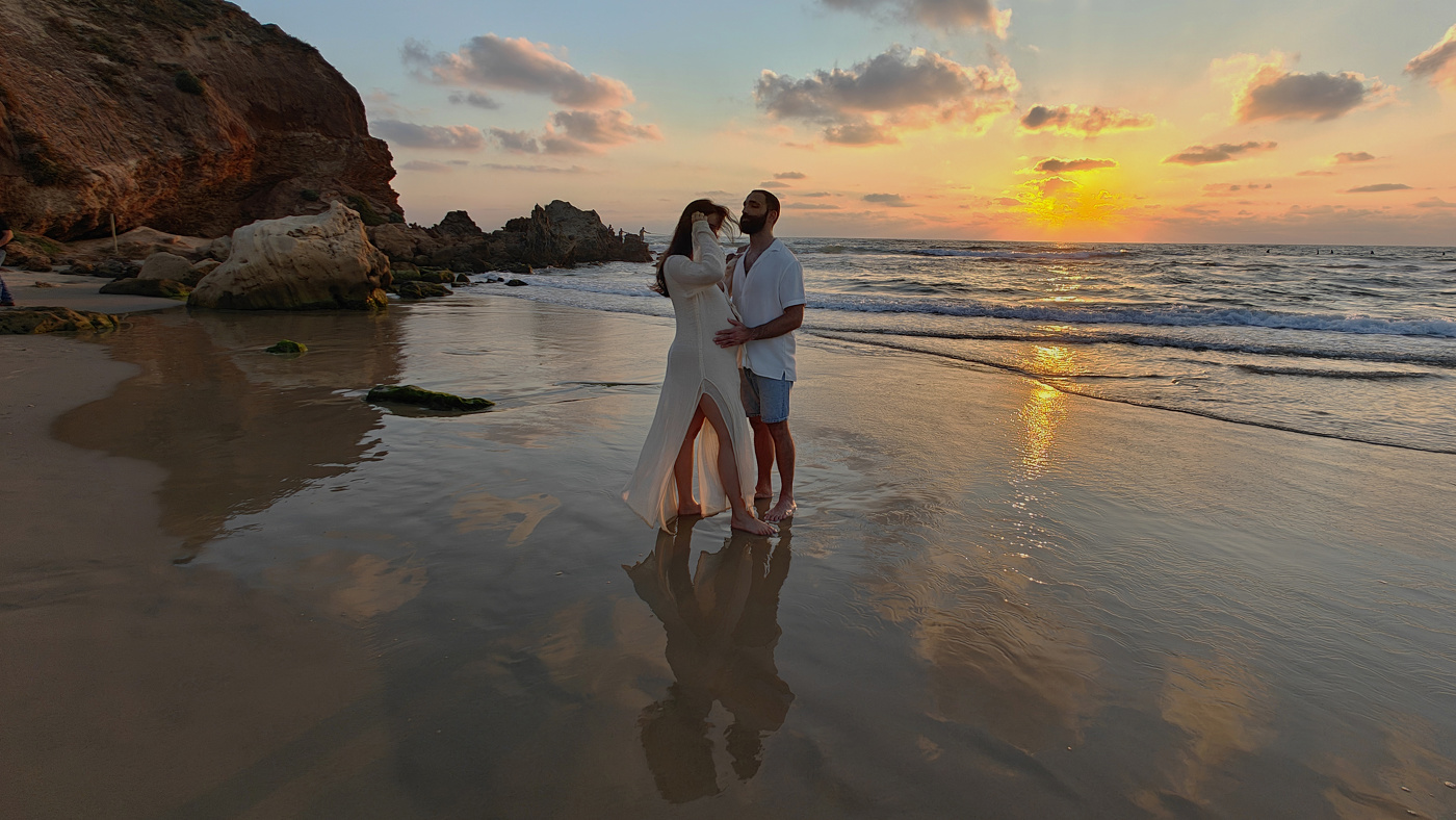 Романтическое свидание на закате дня