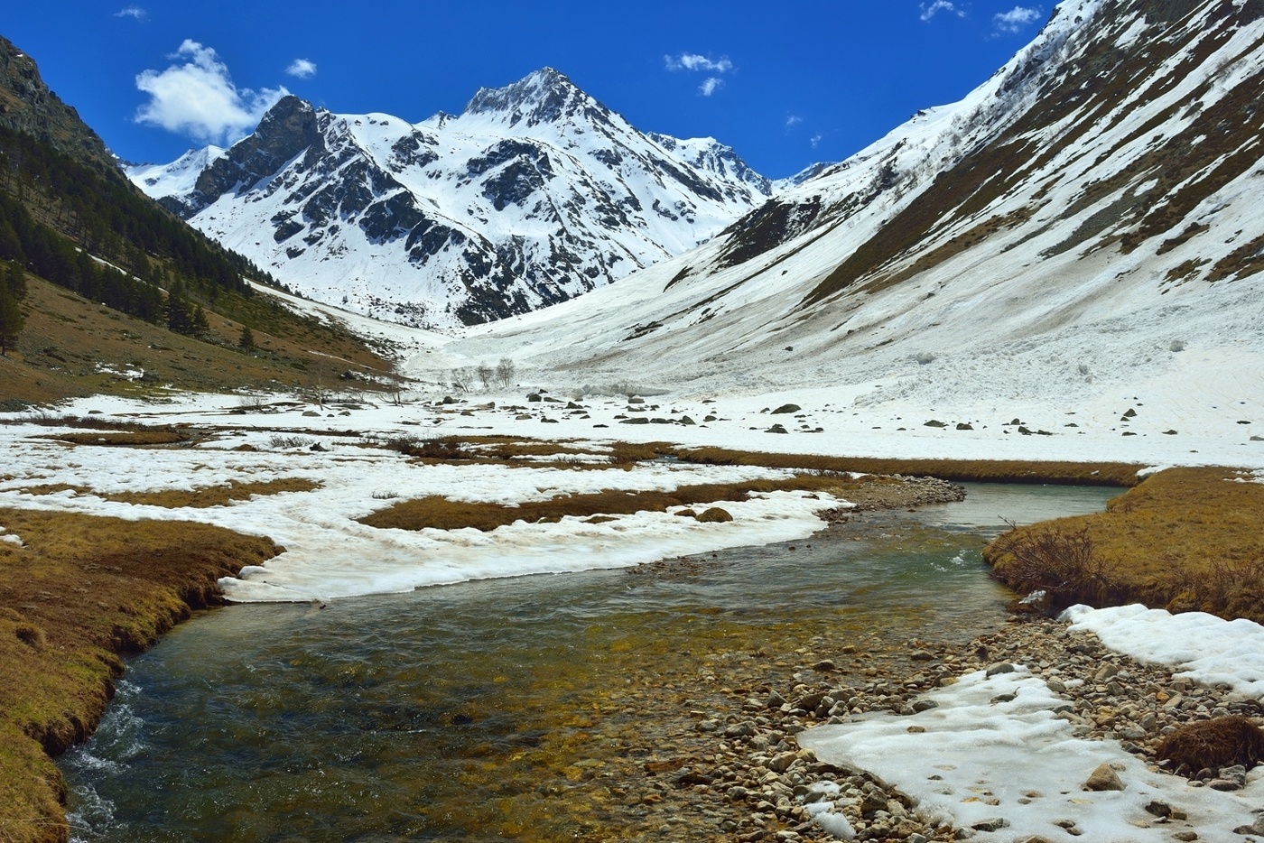 Весна в горах