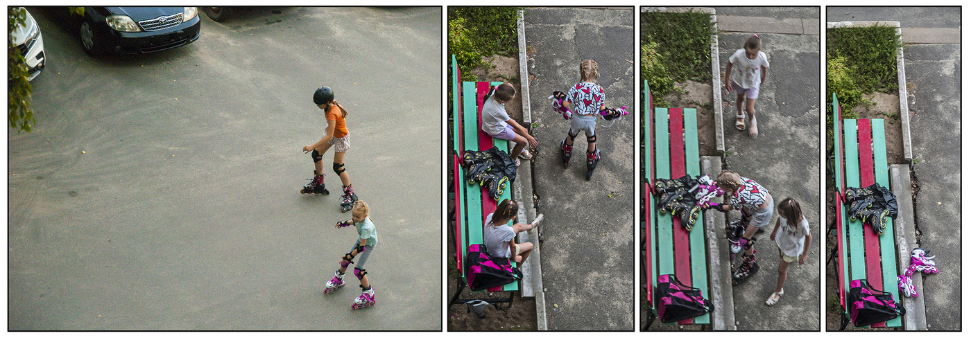 из проекта ,, Окно во двор. Ролики. "