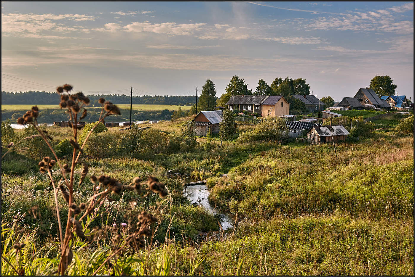 На Онеге - реке.