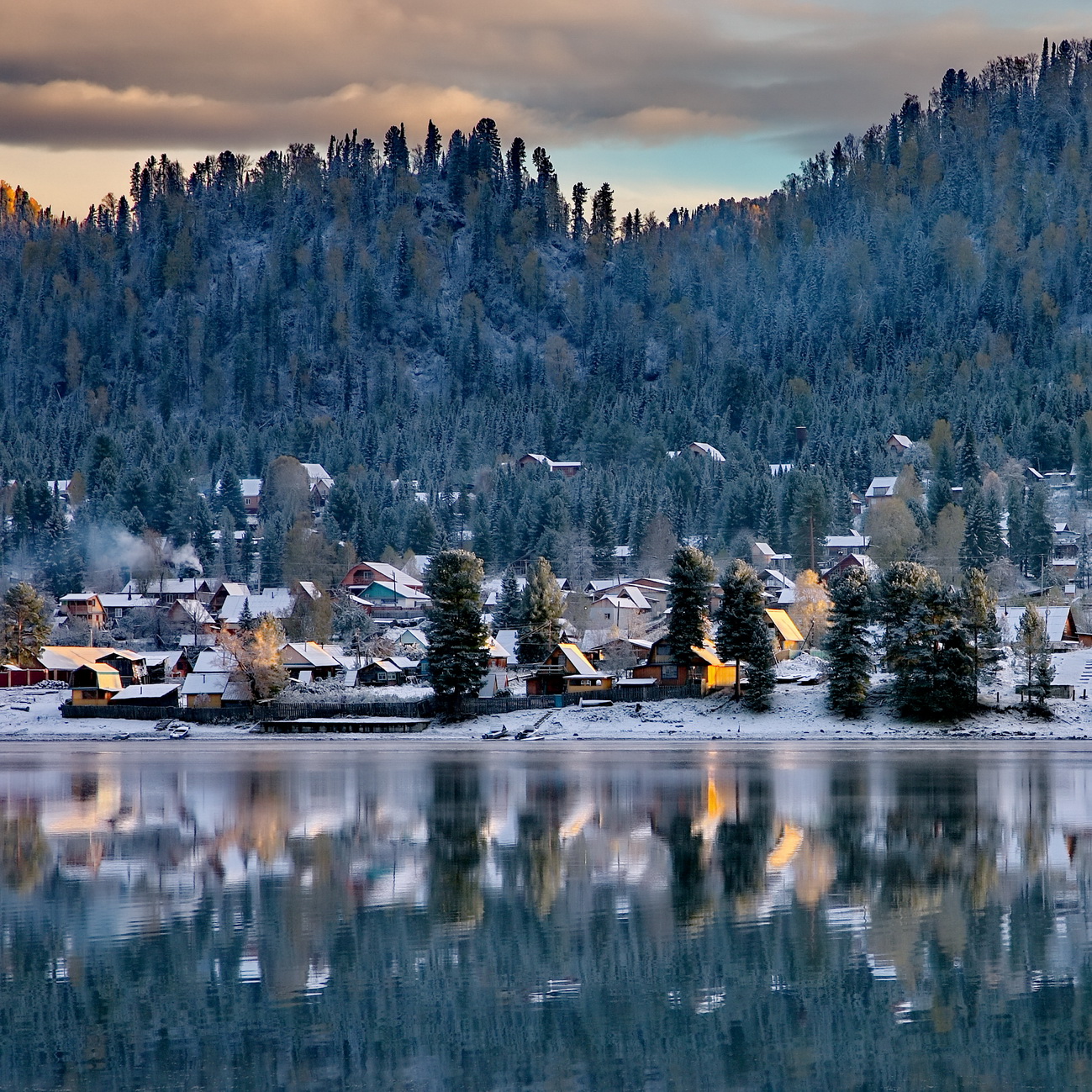 Осеннее утро.