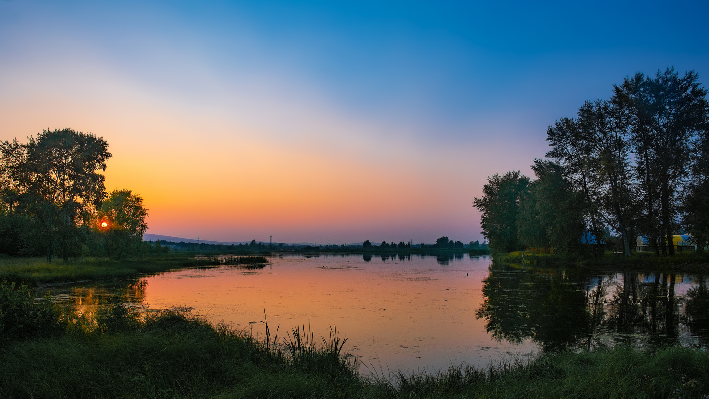 И солнце садилось