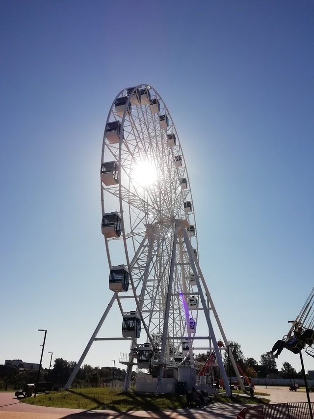 жаркий день августа