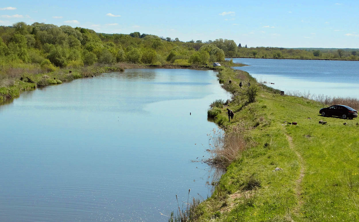Рыбаки на косе