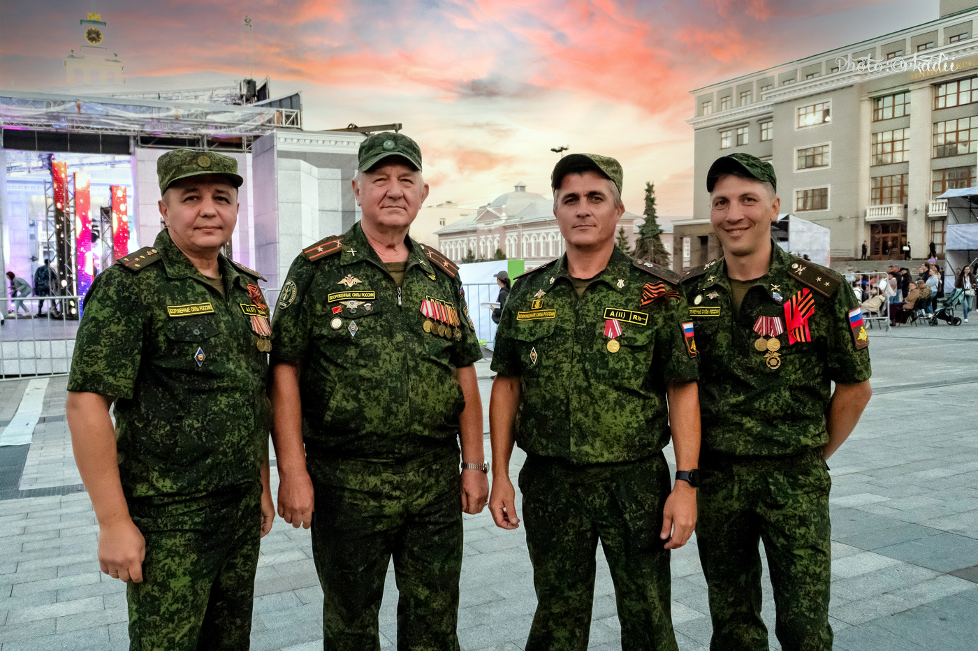 Наши герои.