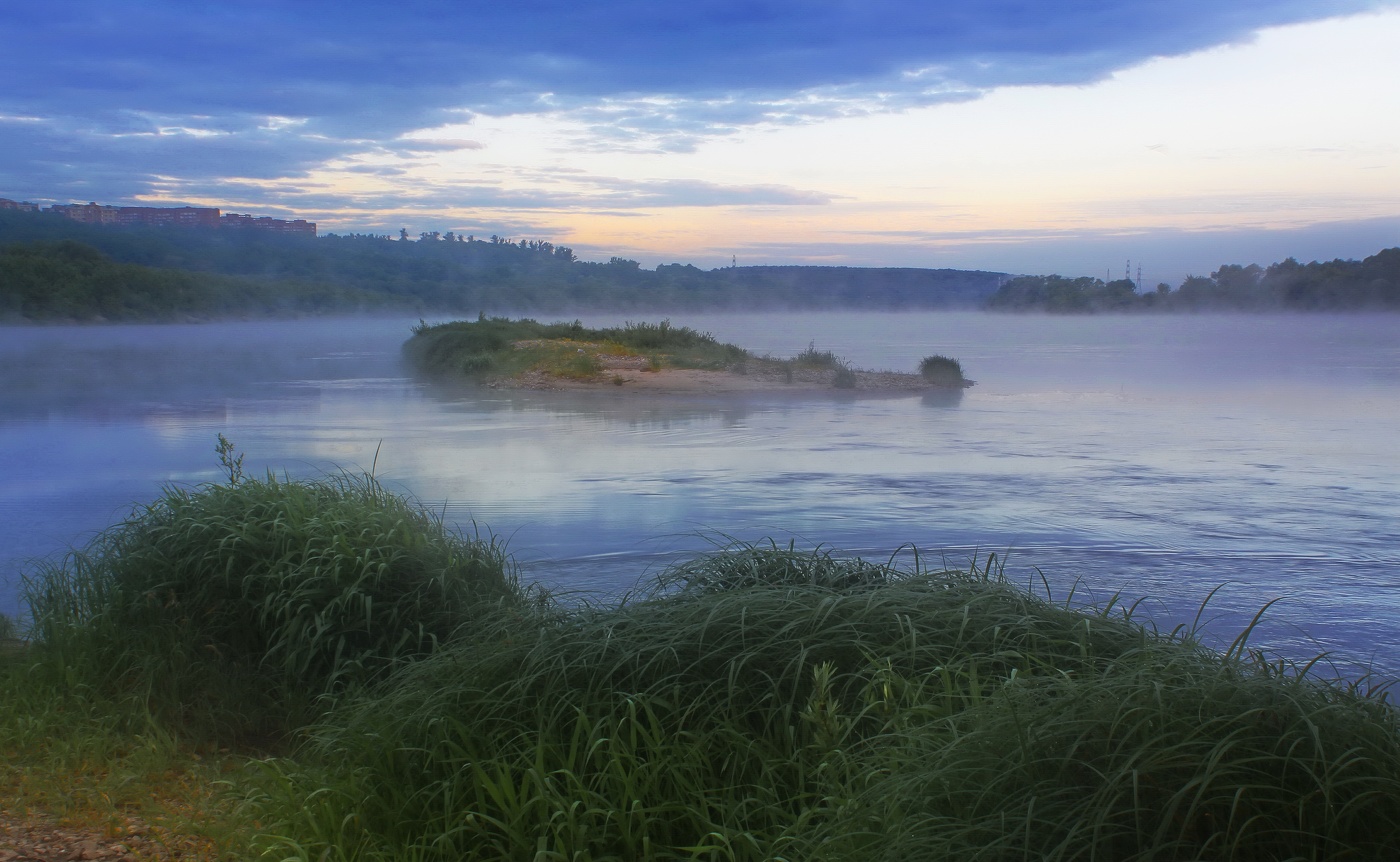 Утро в Пущино на Оке