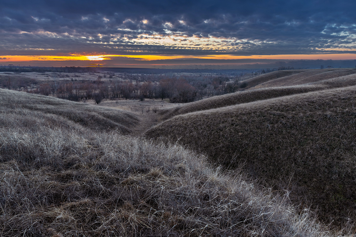 Рассвет в Дубовой балке