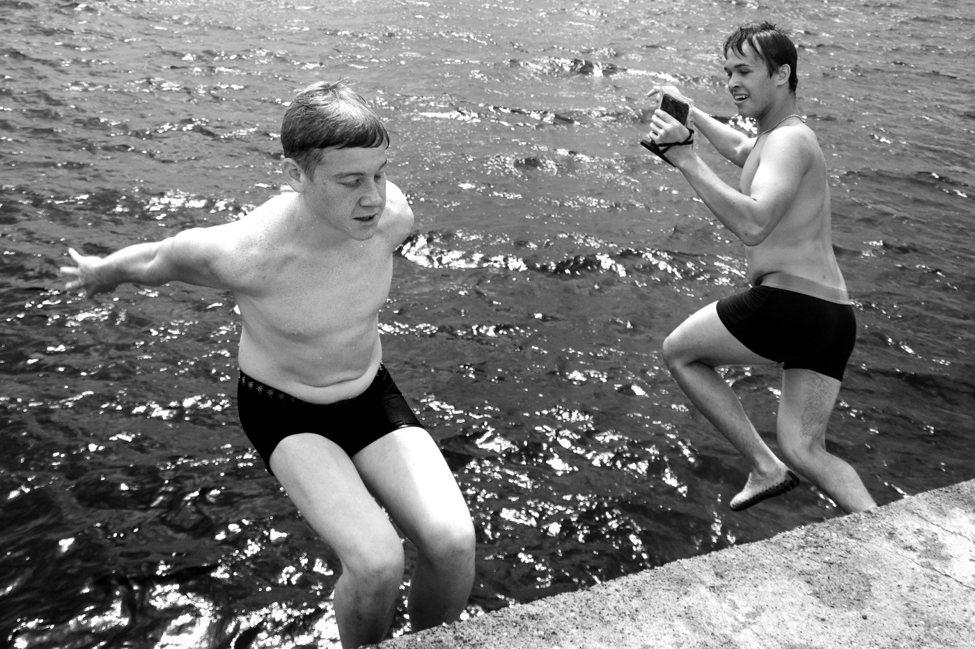 Прыжок (из серии "Снимаю, как Акын")