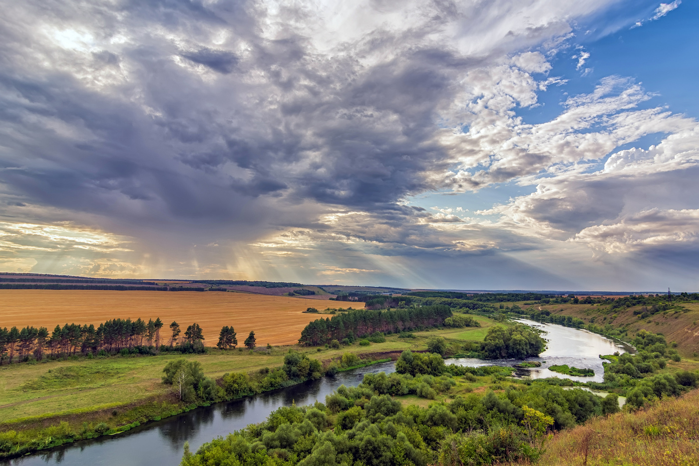 лучистое небо