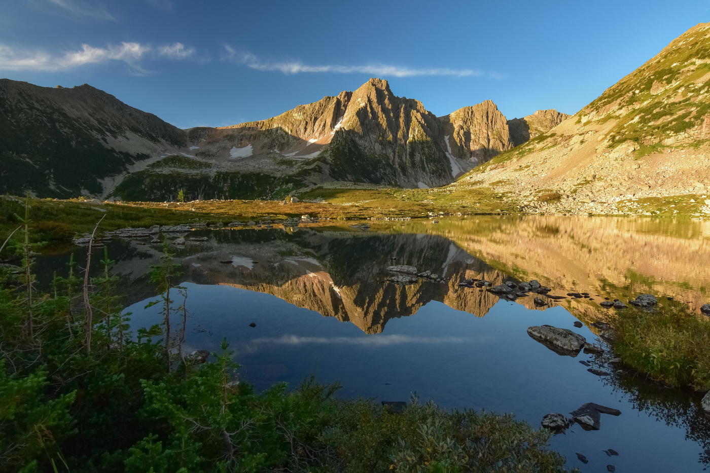 На горных озерах в Кузнецком Алатау