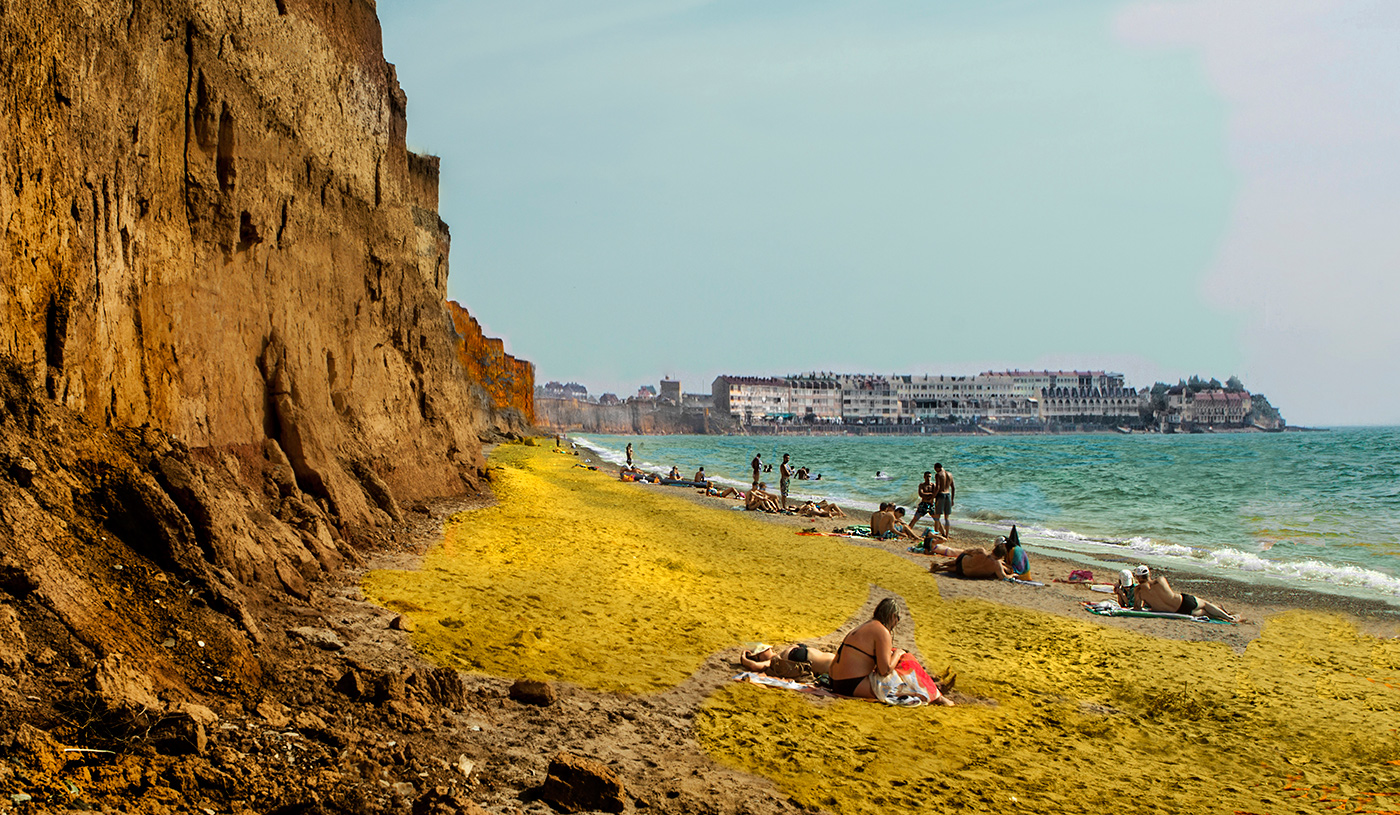 Стихийный пляж