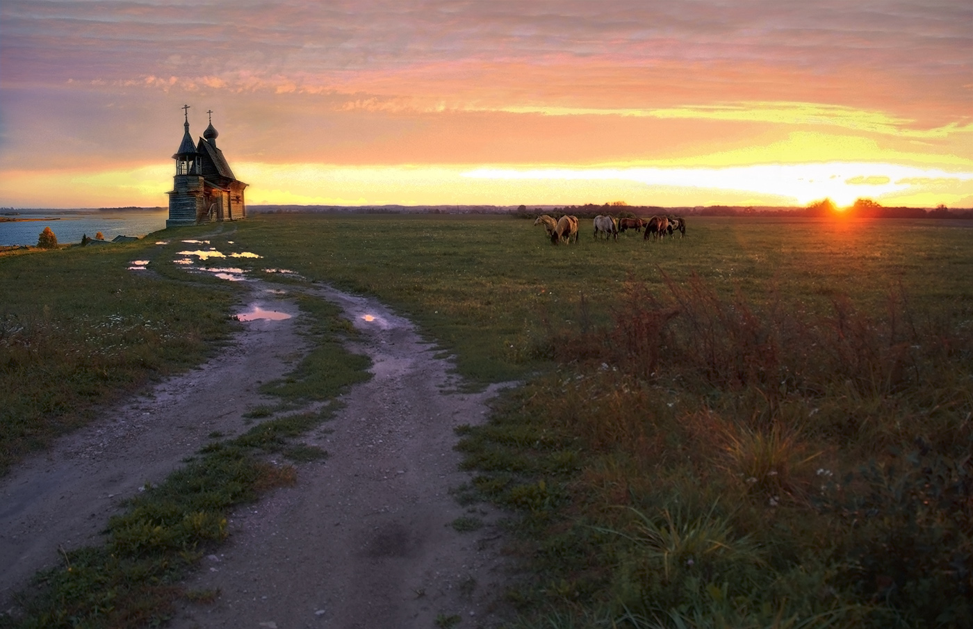 По дороге...