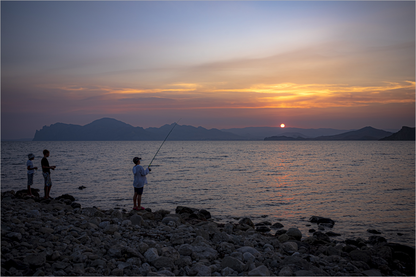 На вечерней зорьке